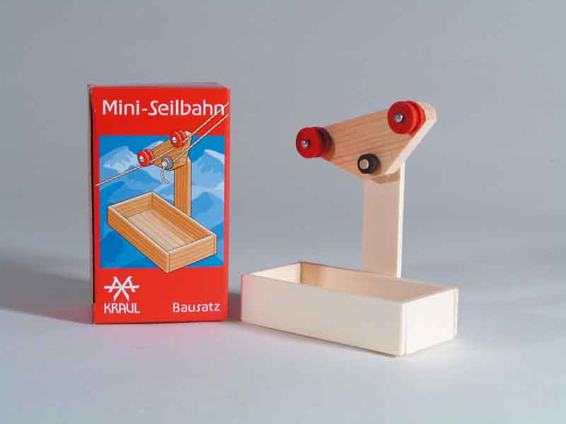 Mini Seilbahn Wagen Spielzeug Kraul Bausatz