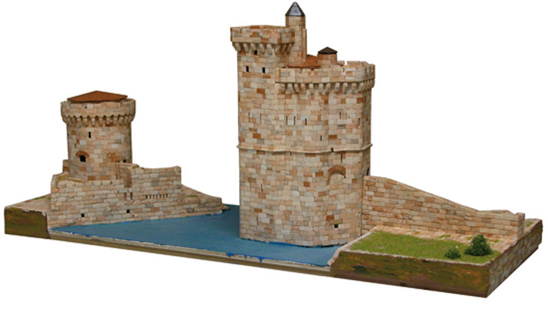 Aedes Ars 1267 Turm Tours de la Rochelle Modellbau Gebäude