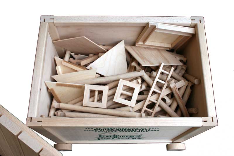 Walachia Holzbaukasten Vario Box 450 Teile
