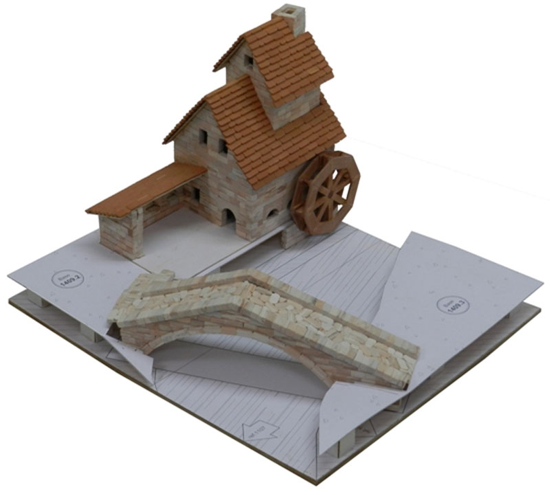 Aedes Ars 1409 Schmiede mit Brücke Modellbau Haus