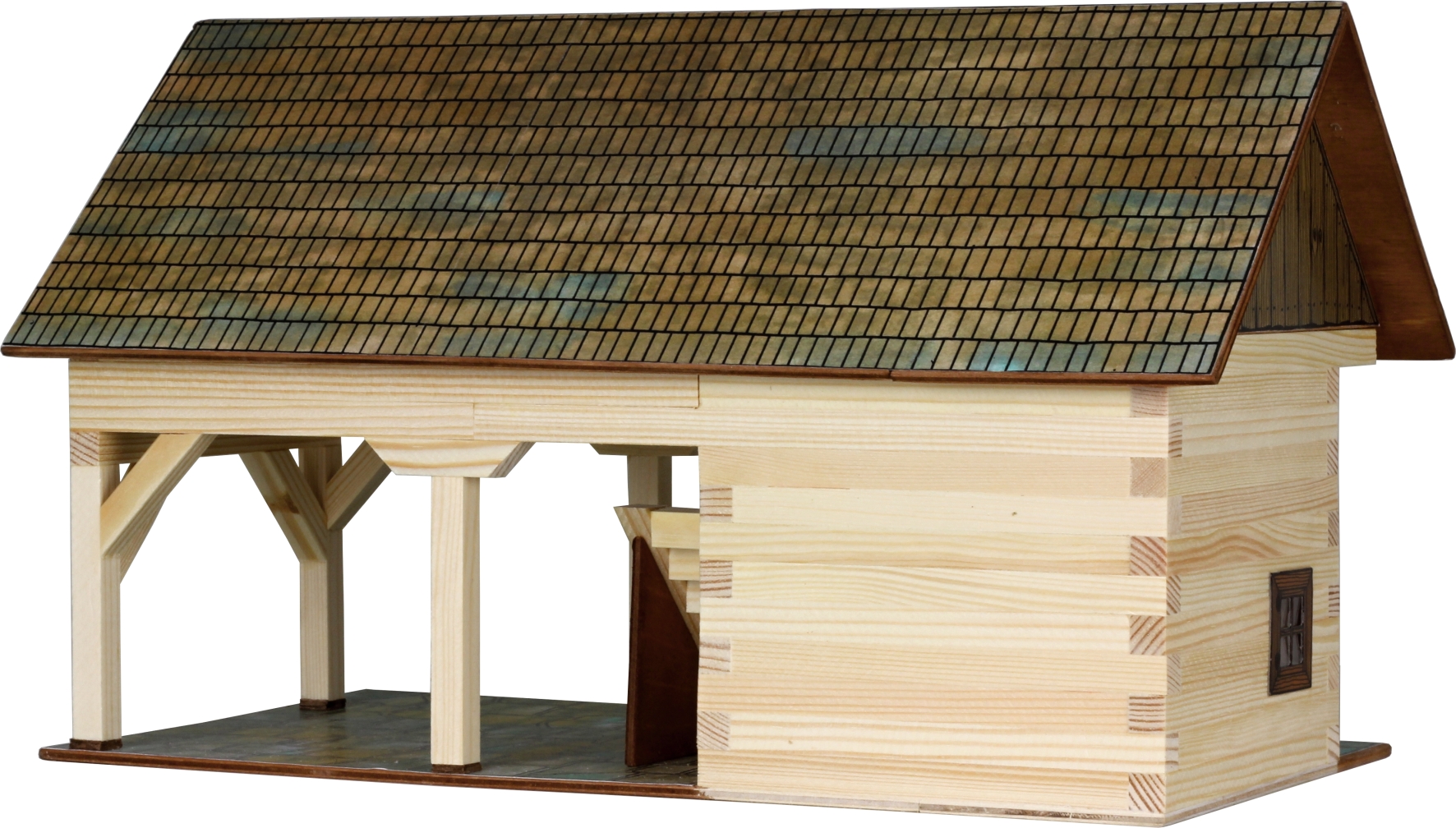 Walachia Modellbau-Set historischer Schuppen Holzmodellbau