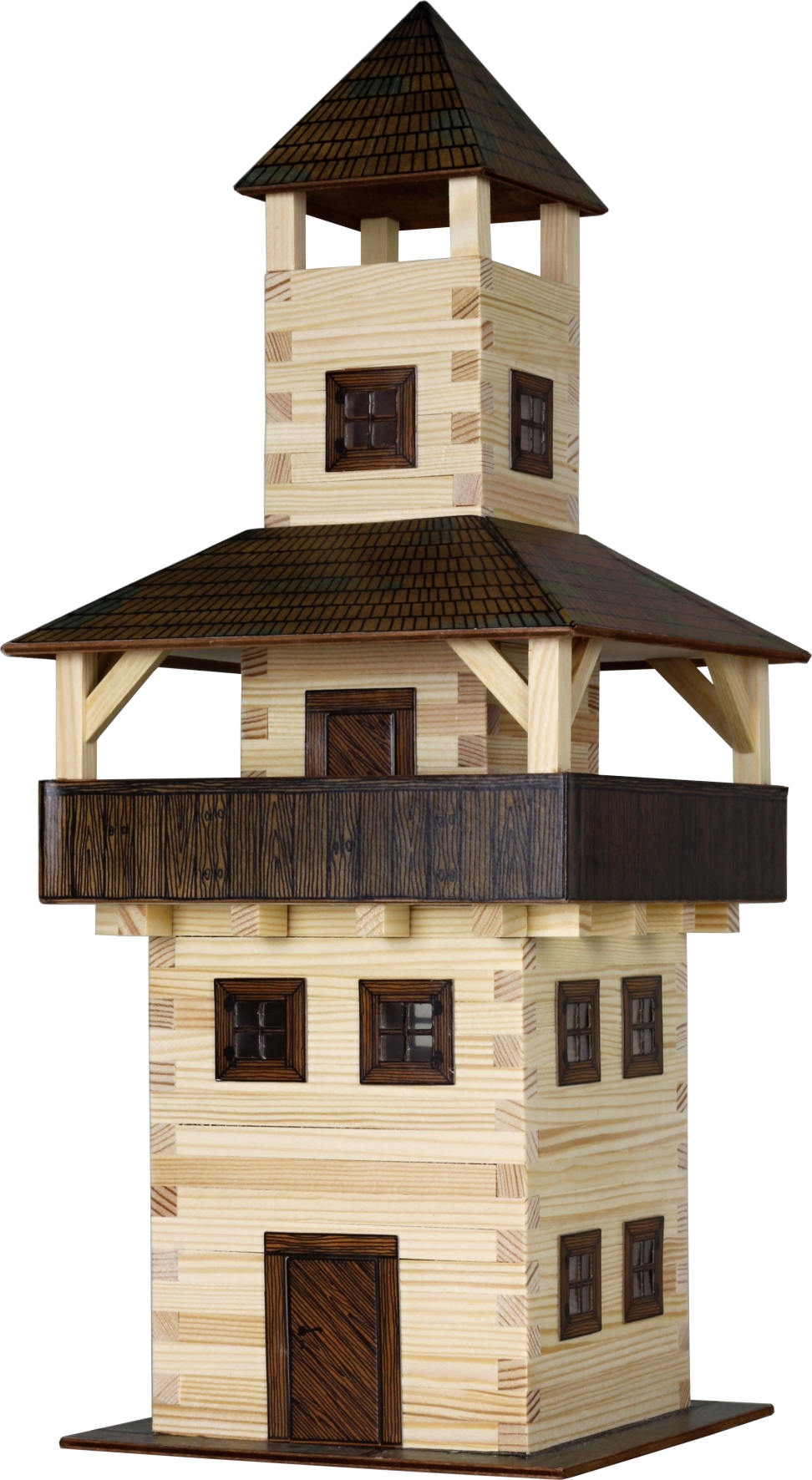 Walachia Modellbau-Set historischer Turm Holzmodellbau