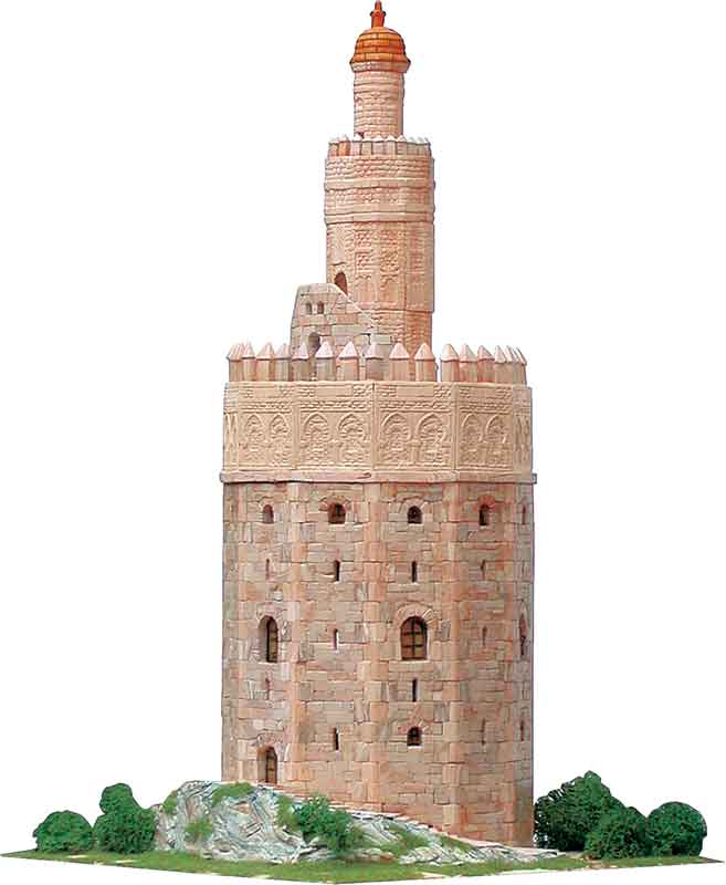 Aedes Ars Turm Torre del Oro Modellbau Gebäude