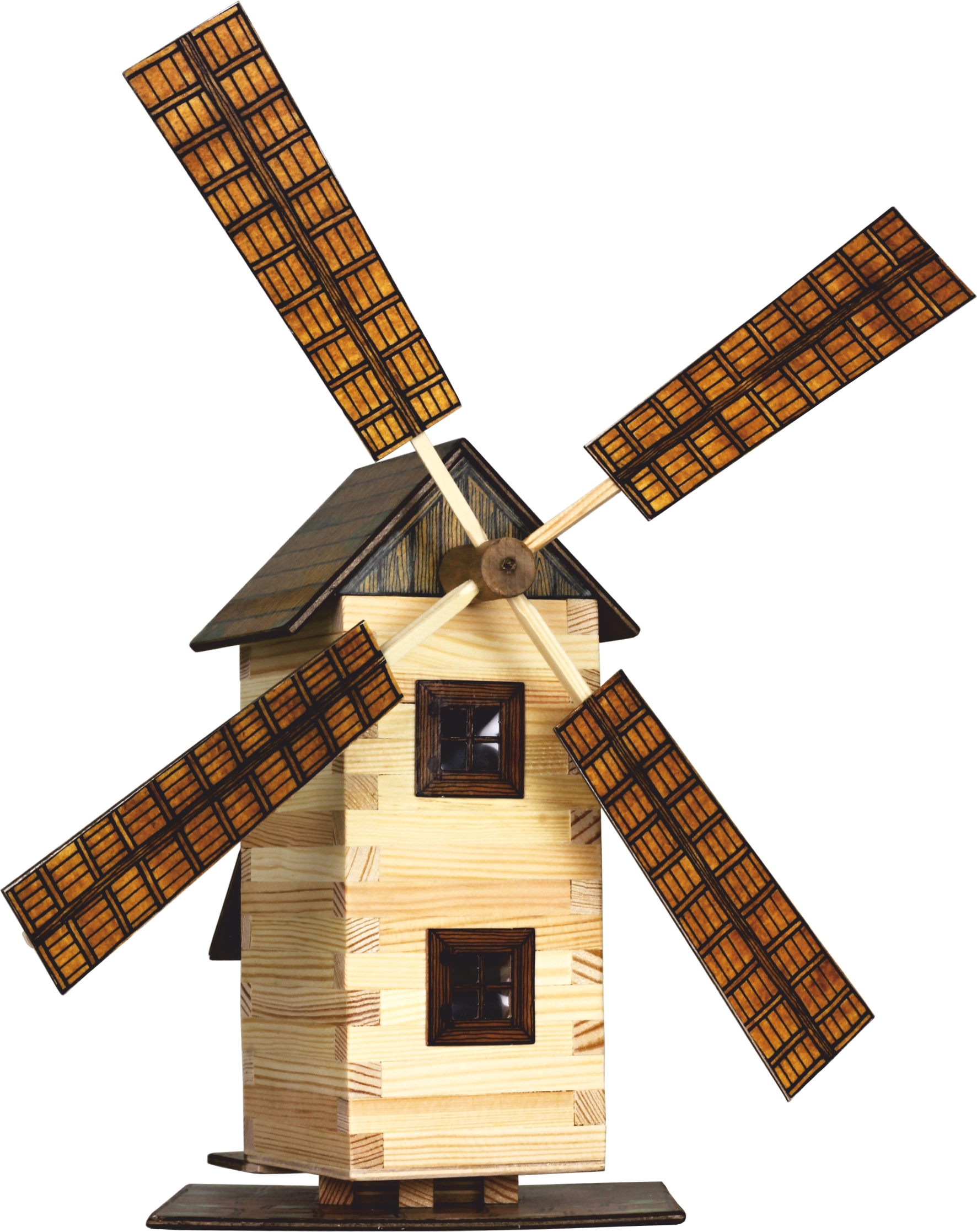 Walachia Modellbau-Set historische Windmühle Holzmodellbau