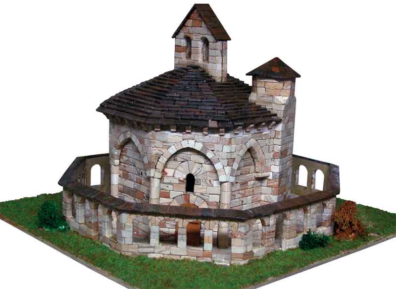 Aedes Ars Kirche Santa Maria de Eunate Modellbau Gebäude