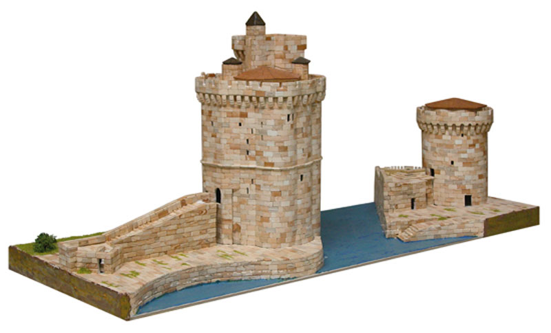 Aedes Ars 1267 Turm Tours de la Rochelle Modellbau Gebäude
