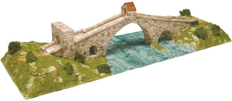 Aedes Ars Brücke Romanico de Diablo Modellbau Gebäude