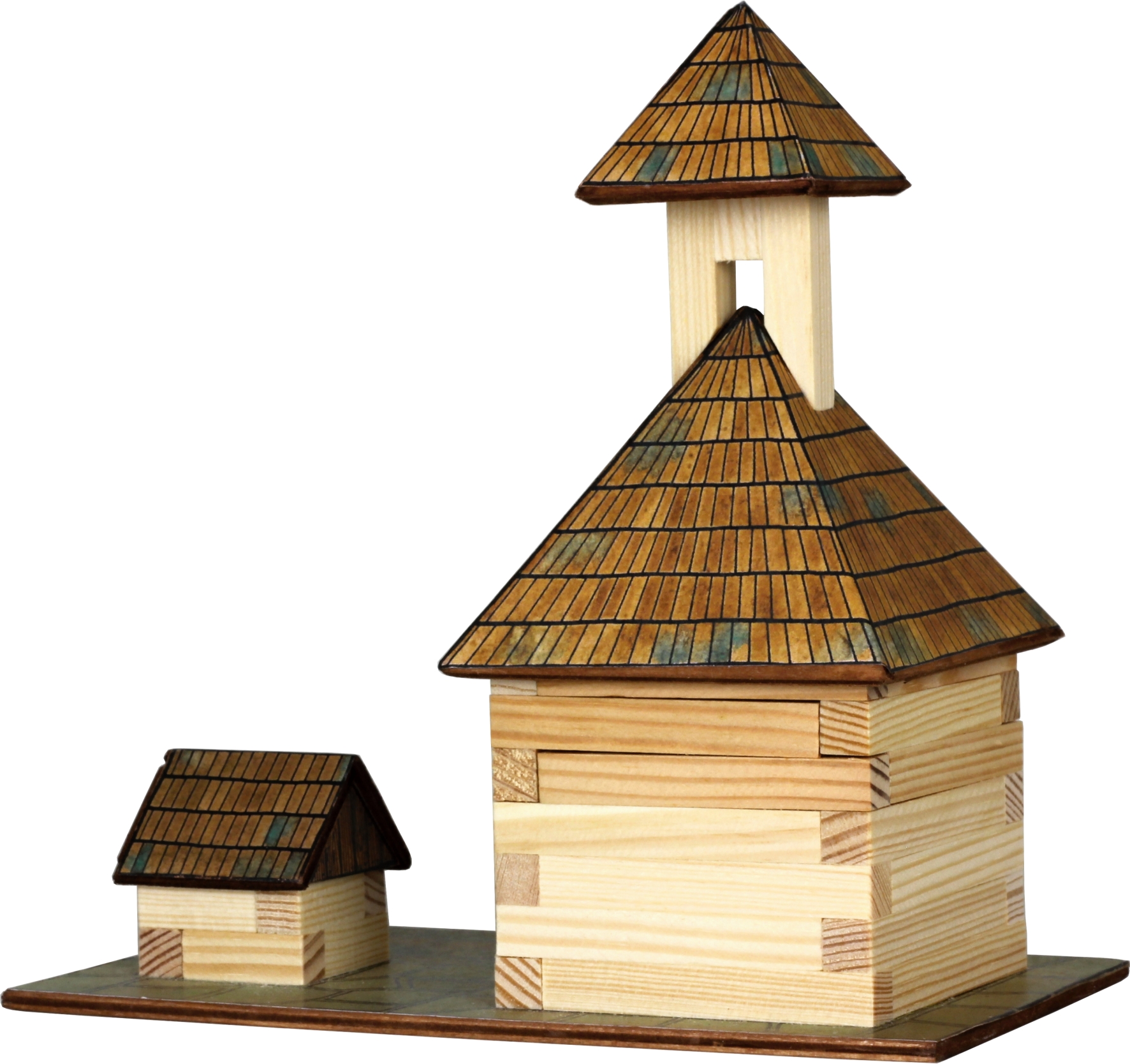 Walachia Modellbau-Set historischer Glockenturm Holzmodellbau